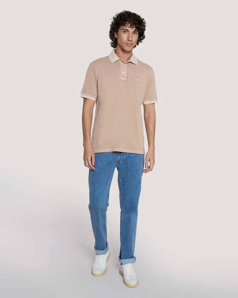 GANT  Gant Sunfaded Piqué Polo Shirt for Men | Best Price UAE