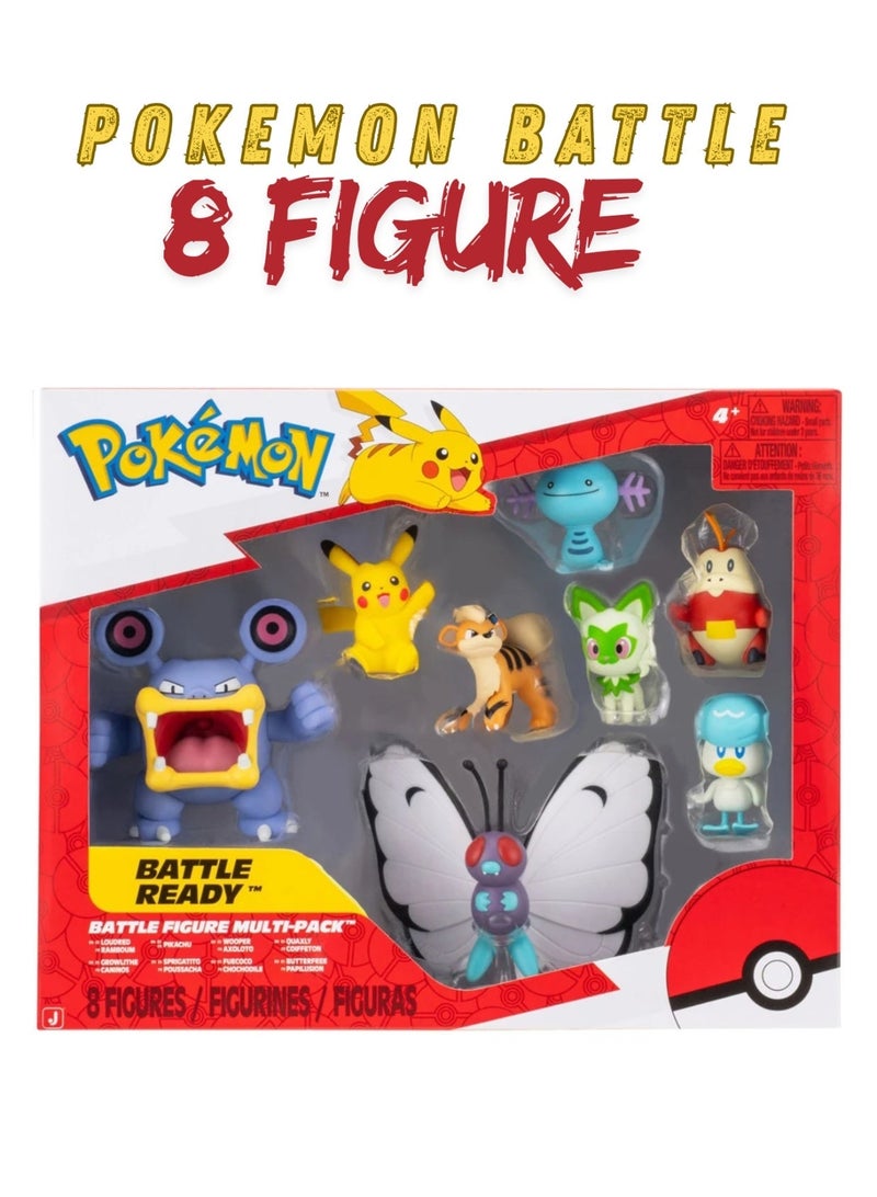 POKEMON BATTLE FIGURE MULTI 8PACK 2&3IN-[PKW2542] - Image 1