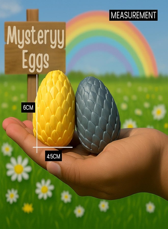 Vinglits Mysteryy Eggs – 3D Printed Animal Fidget Toys – Collectible Fidget Toys – Farm, Wild, Aqua, Bug, and Fantasy Themes – Packs of 2, 6, or 12 – Fun for Kids & Gifting (Aqua Squad, Pack of 2) - Image 3