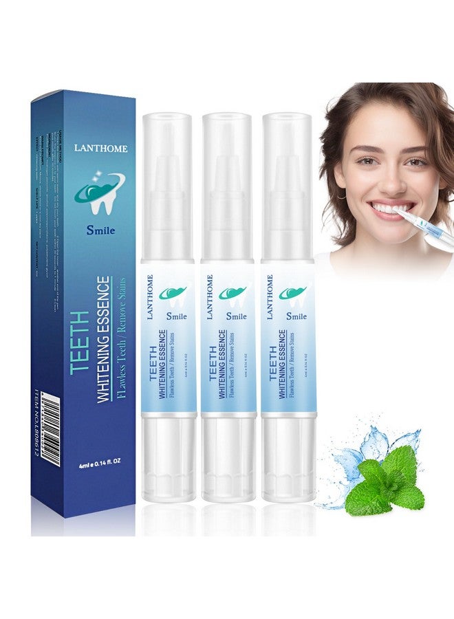 Generic Teeth Whitening Pen, Teeth Whitening Essence, Whitening Pen Gel, Teeth Whitening Essence Pen Reduce Yellowing, Cleaning Teeth Stains, Whitening Teeth For Family Travel, 3Pcs  - Image 1