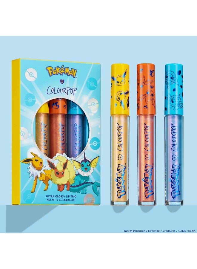 ColourPop Pokémon x ColourPop Evolution Ultra Glossy Lip Trio