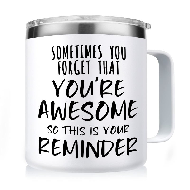 NOWWISH Gifts for Women Inspirational Gifts Thank You Appreciation Birthday Gifts for Coworker Teacher Mom Wife Sister White