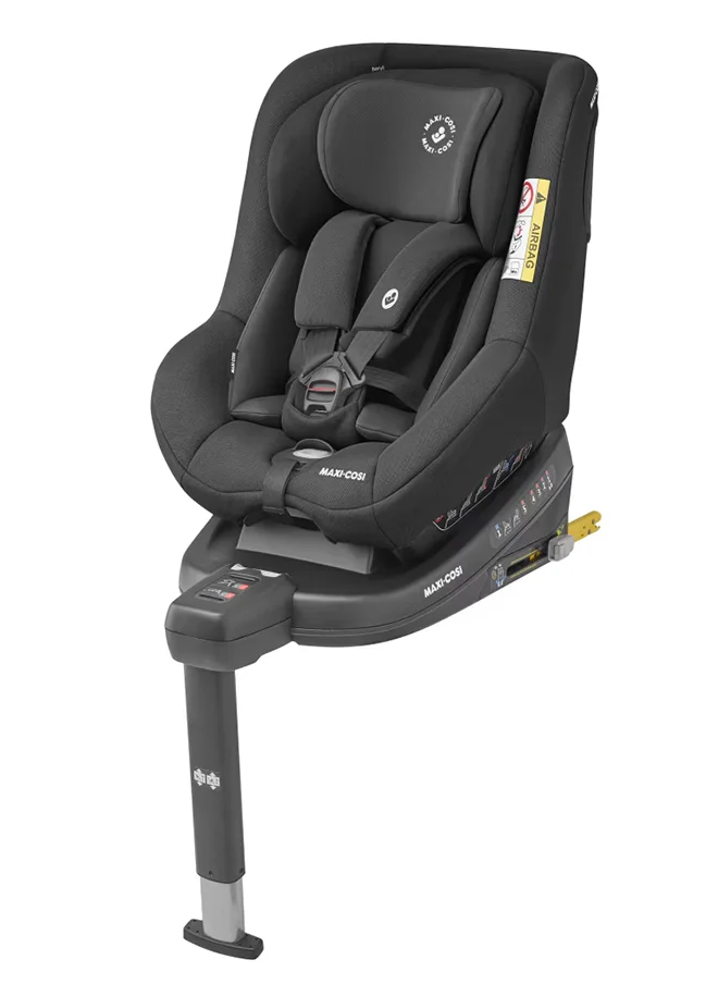 Maxi-Cosi Beryl  Car Seat With Base - Authentic Black, 0 To 7 Years, Upto 25 Kg