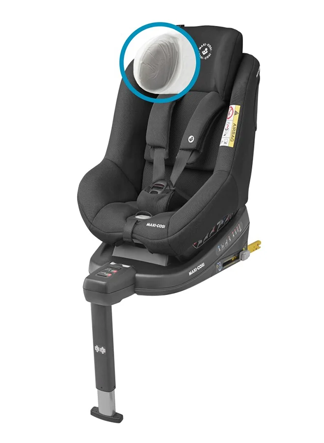 ماكسي كوزي Beryl  Car Seat With Base - Authentic Black, 0 To 7 Years, Upto 25 Kg