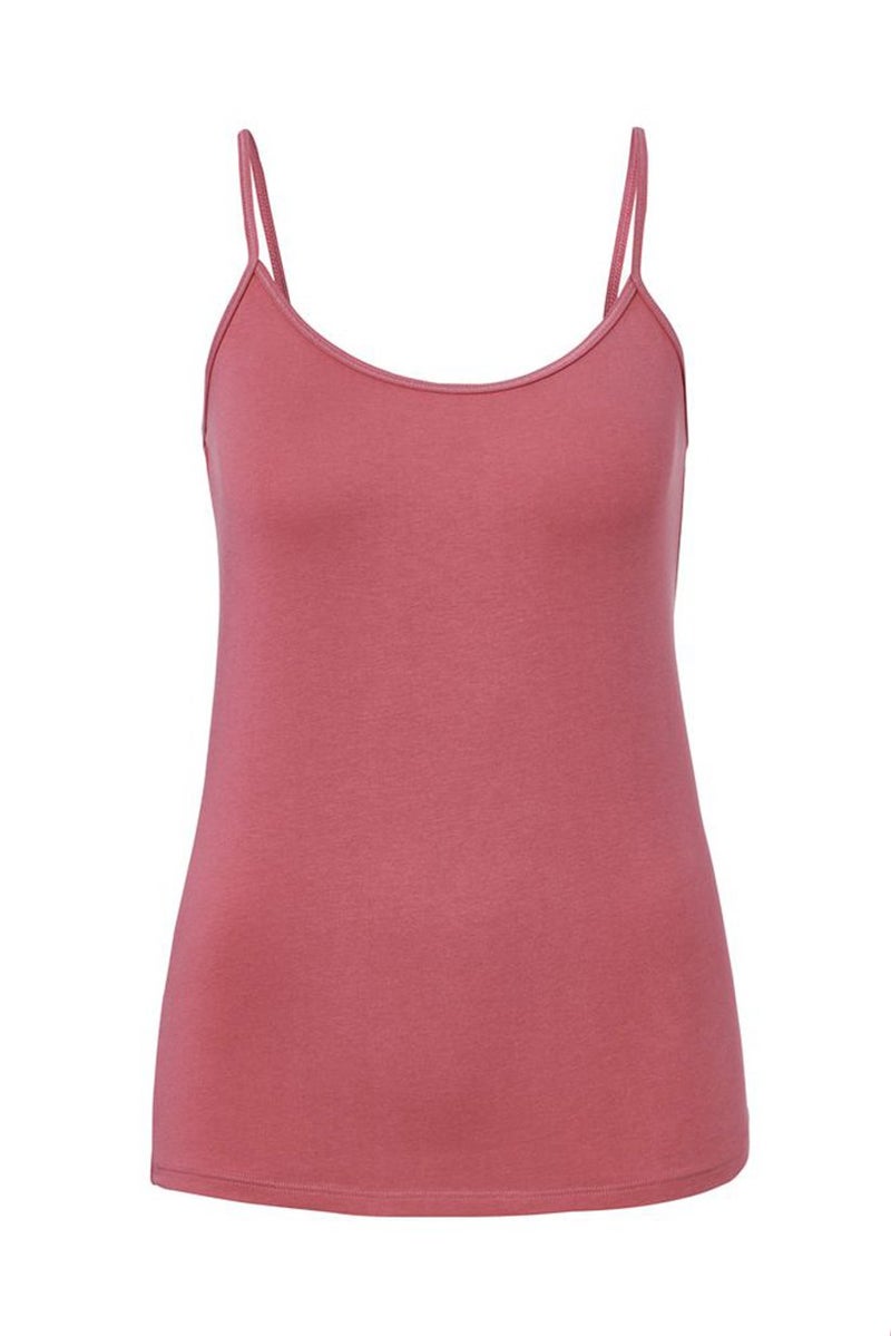 Tchibo Women 2 Pcs Scoop Neckline Sleeveless Sleep Top, Rose - Image 4