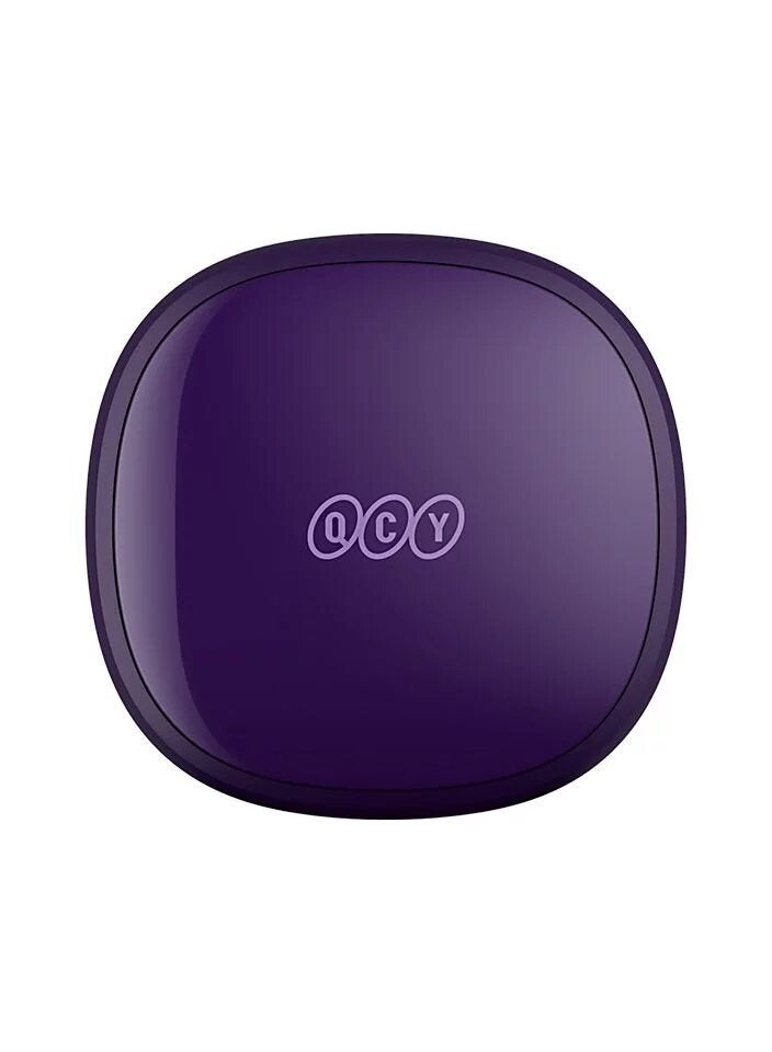 QCY T13X TWS Wireless Earbuds With 5.3 Bluetooth,4 Microphones With ENC Noise Cancellation,Water Resistance,Touch Controls & Long Battery Life - Purple - Image 2