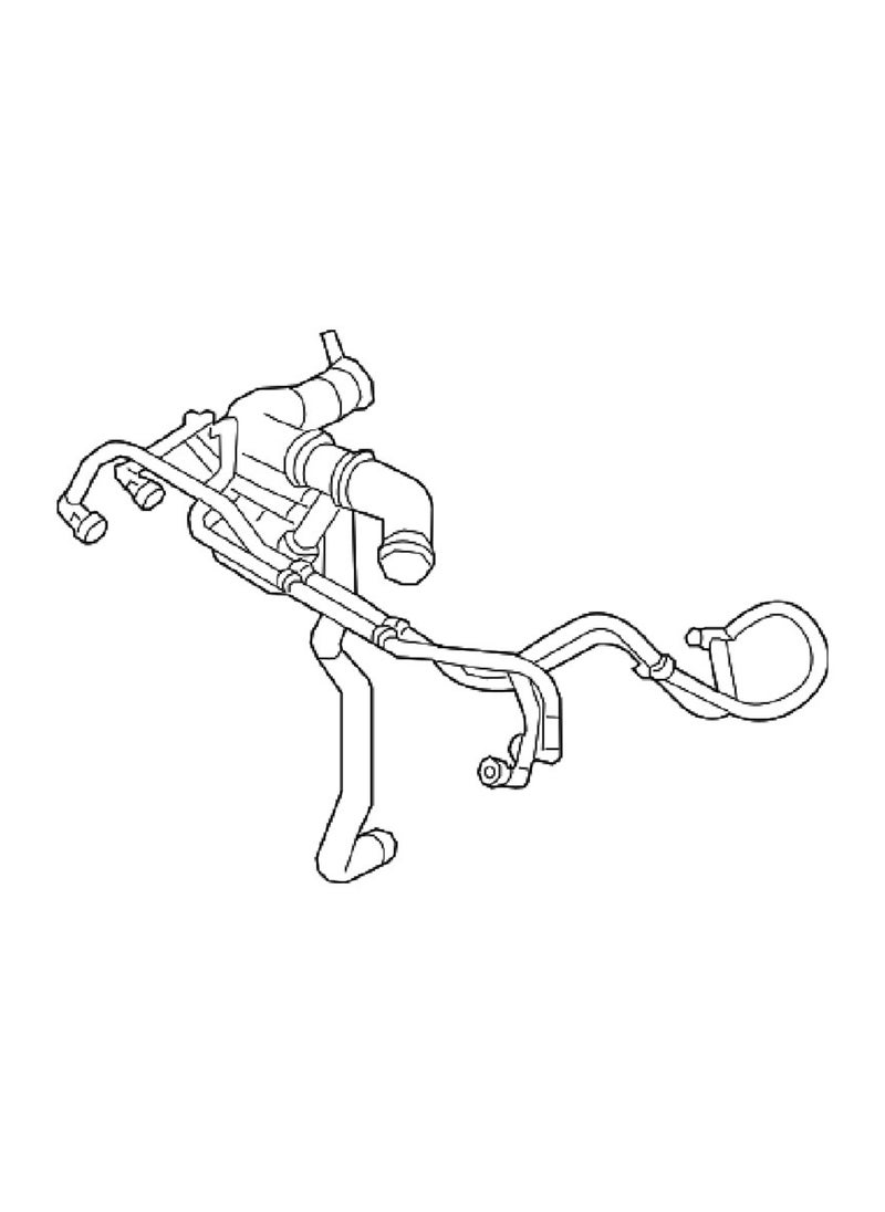 Range Rover RADIATOR TOP HOSE  - Image 2