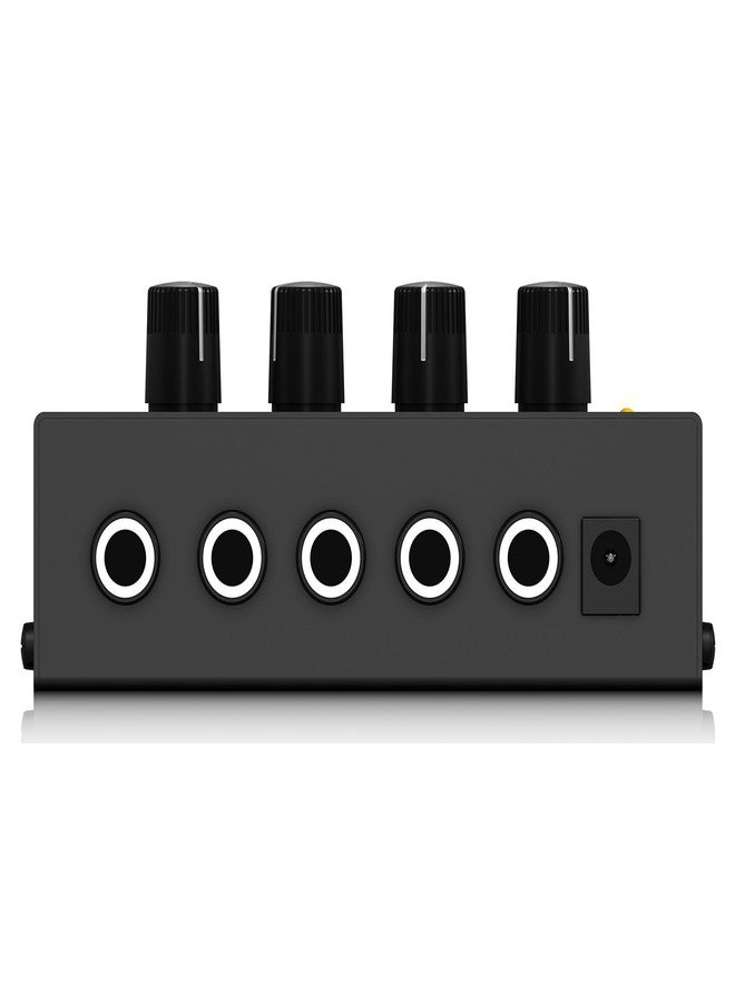 Behringer MICROAMP HA400 Ultra-Compact 4 Channel Stereo Headphone Amplifier - Image 4