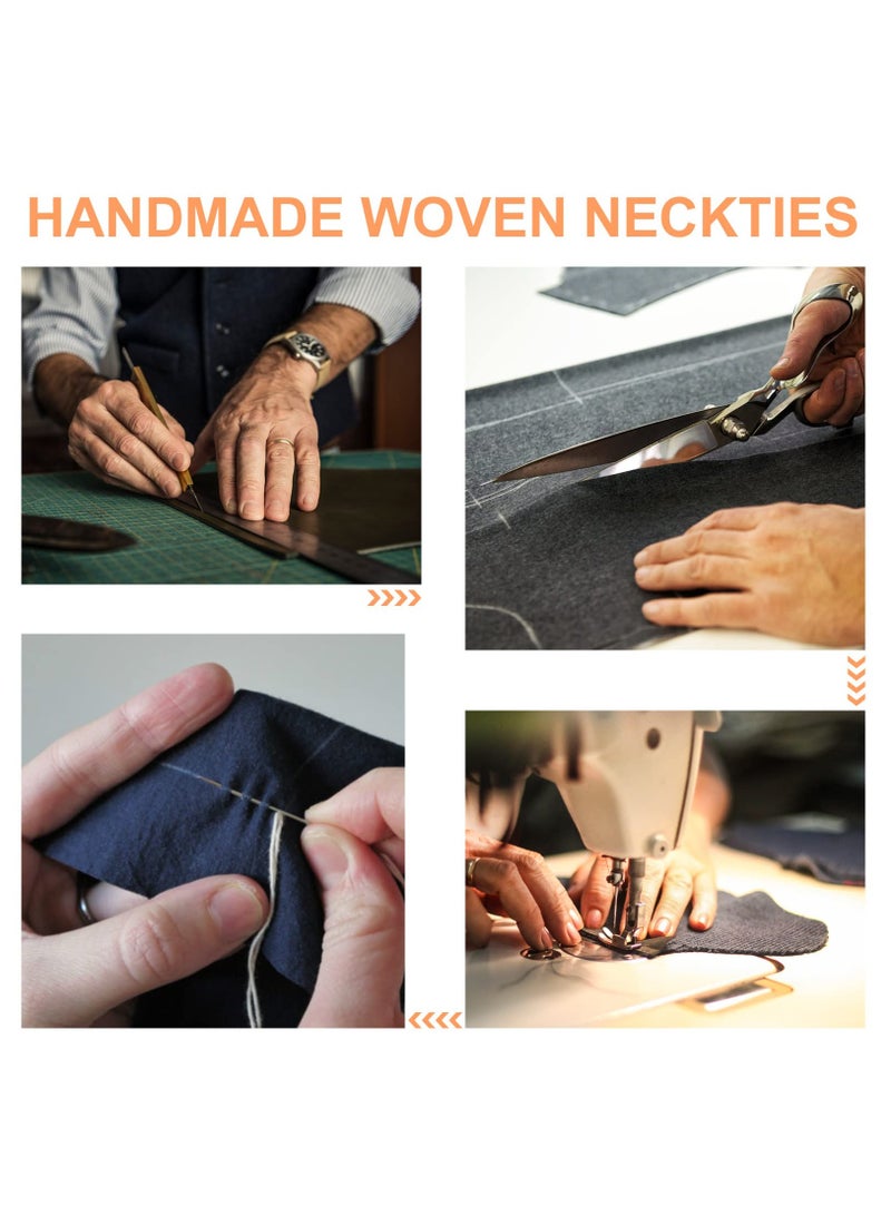 Excefore Men Ties, Classic Men's Solid Satin Neck Tie, Premium Pure Color Necktie For Men, Formal Ties - Image 2