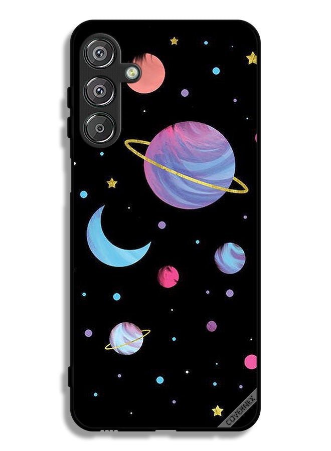 Covernex Samsung Galaxy F36 Protective Case Cover Planets Art - Image 1