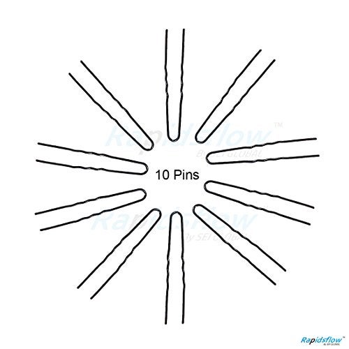 Rapidsflow® Bun Decoration With Gajra For Hair + Hair Donut + Juda Pins For Women And Girls (Golden) - Image 3