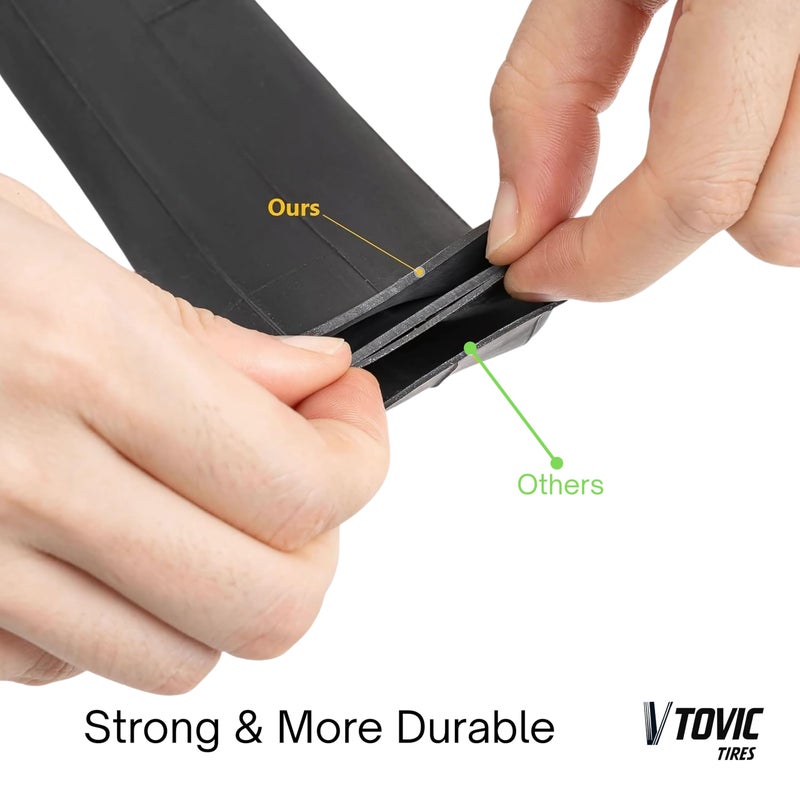 V-Tovic Tires Inner Tube 12x2.125 AV35 – Butyl Rubber Bicycle Tube for Kids Bikes, Electric Scooters, Strollers, Tricycles, Wheelchairs – Durable, Puncture Resistant, Easy Install - Image 3