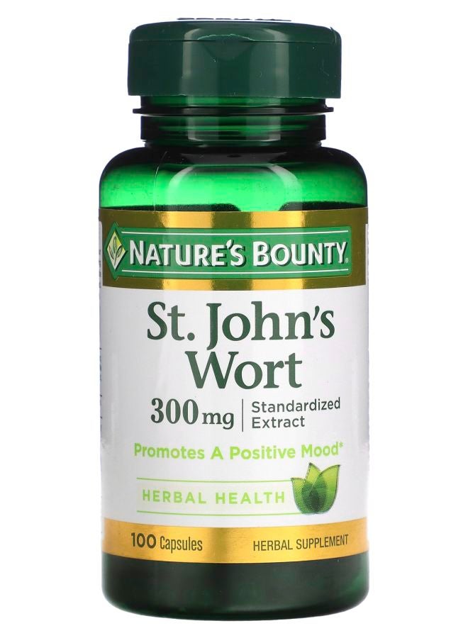 عشبة سانت جون 300 ملغ 100 كبسولة