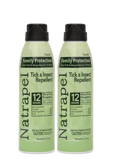 Natrapel Natrapel Tick & Insect Repellent Eco-Spray - Bug Spray with 20% Picaridin - Family Protection Against Mosquitoes, Ticks & More - Up to 12 Hours of Protection - 6 oz (2 Pack)  - Image 1