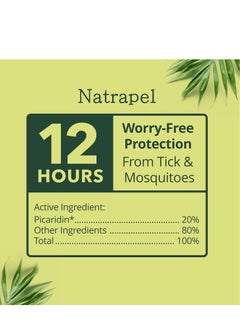 Natrapel Natrapel Tick & Insect Repellent Eco-Spray - Bug Spray with 20% Picaridin - Family Protection Against Mosquitoes, Ticks & More - Up to 12 Hours of Protection - 6 oz (2 Pack)  - Image 2