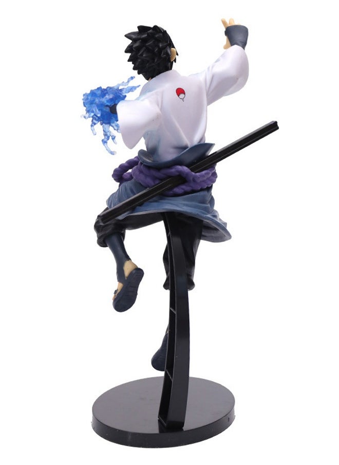 Naruto Sasuke Action Figure Decorative Resin Sculpture Home Decor Statue, Art Figurine Home Ornament Decoration for Office, Living Room, Bedroom, Book Shelf, TV Cabinet, Desktop  - Image 4