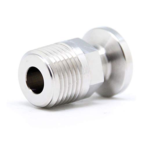 QiiMii 1/2" Tri Clamp Adapter to 1/2" MNPT Thread Ferrule Hexagonal Sanitary Pipe Fitting - Image 4