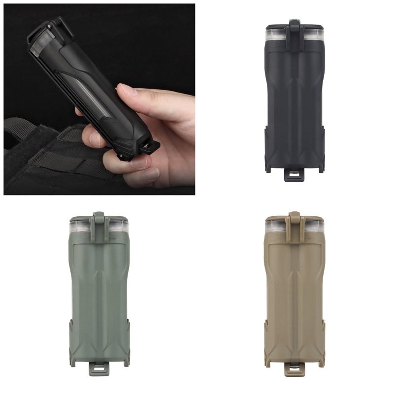 Black Multifunctional Double Storage Case For Lightweight Battery Organizers - Image 3