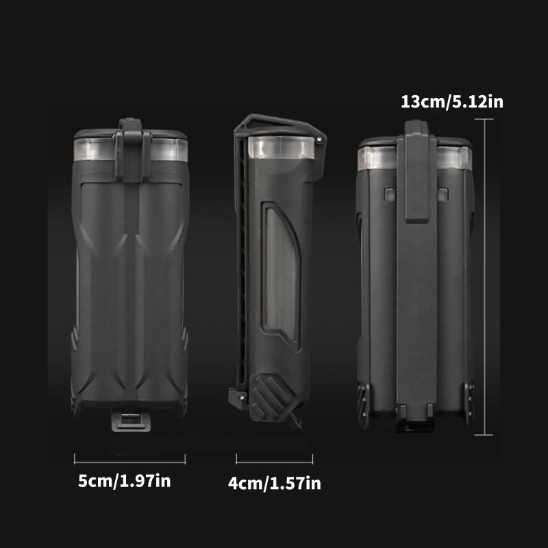 Black Multifunctional Double Storage Case For Lightweight Battery Organizers - Image 5