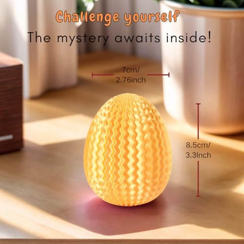 JHBEEY 2026 Creative Gift Box Easter Egg Mystery Puzzle with Hidden Compartment Reusable Brain Teaser Game for Adults Kids Money Gift Ideas for Birthday Christmas Party Celebration - Image 5