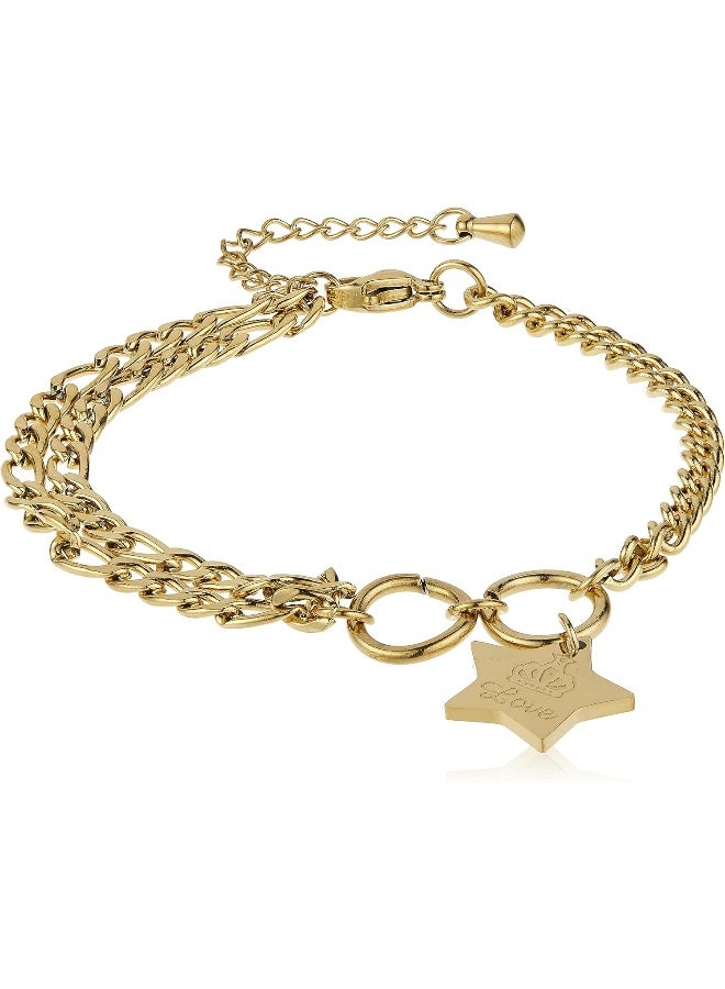 Lee Cooper LEE COOPER Women's Stainless Steel Gold Bracelet  - Image 1