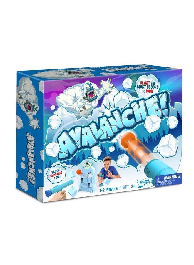 skyROCkEt لعبة ألعاب الانهيار العائلي - لعبة لوحية للأولاد والبنات، لعبة إطلاق قذائف مدفعية تنافسية لـ 12 لاعبًا من عمر 5 سنوات فما فوق - Image 2