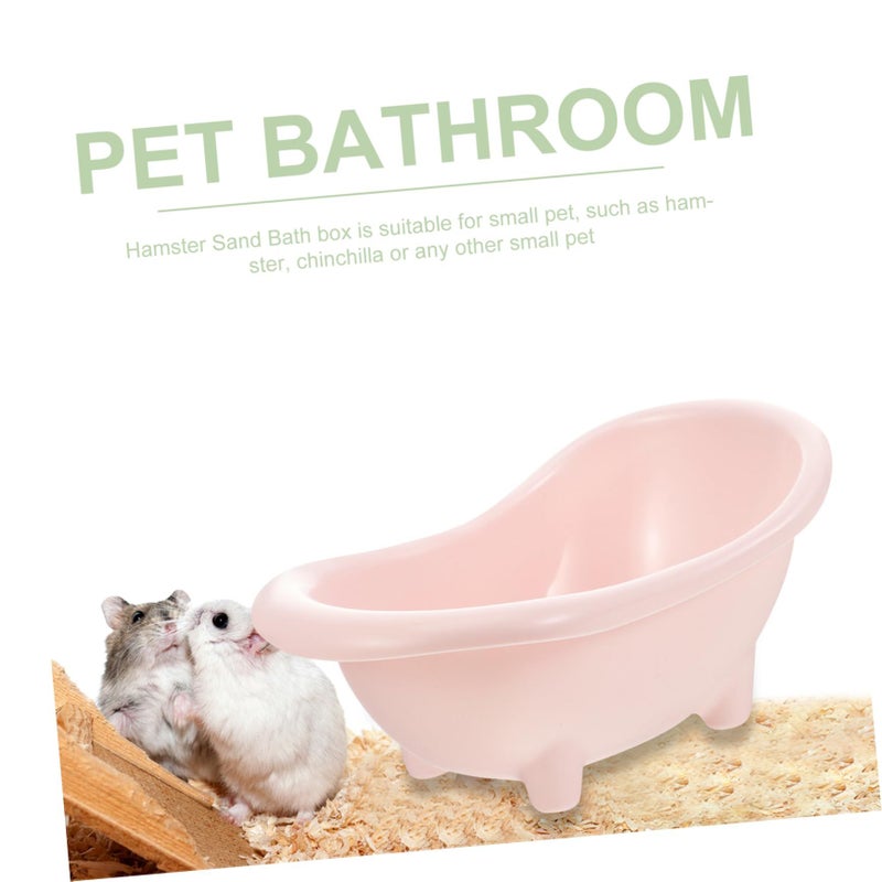 Plastic Hamster Bathtub Sand Bathing Room Lightweight with Smooth Edges Pet Bath Accessory - Image 5
