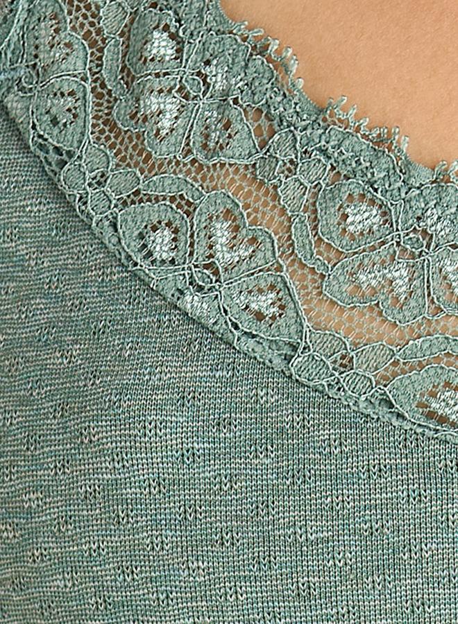 Splash FAV Lace Trim Textured Camisole - Image 5