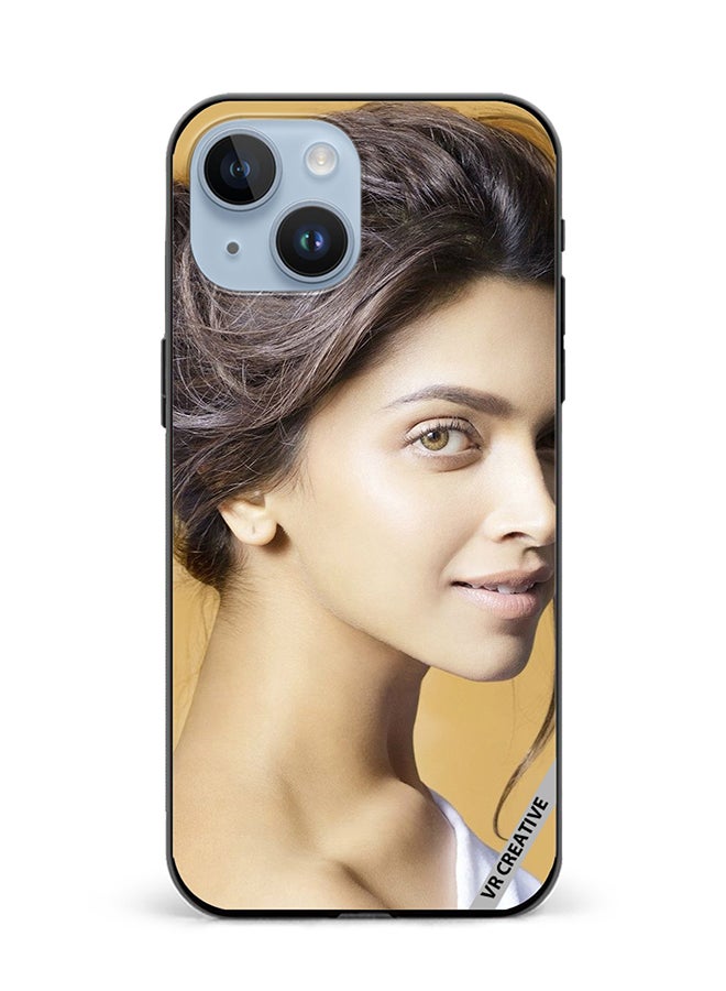 VR CREATIVE Protective Case Cover For Apple iPhone 15 Plus Bollywood Actress Deepika Padukone Design Multicolour - Image 1