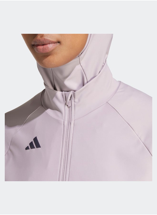 Adidas قميص سباحة بأكمام طويلة وطبعة 3 خطوط  - Image 5