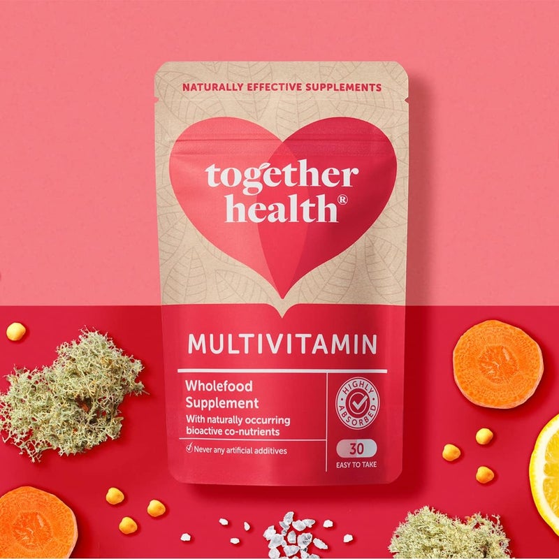 Together Multi VIT Mineral Together Health Everyday Nutrient TopUp 24 Whole Food PlantBased Nutrients Vegan Friendly Made in The UK Pack of 390 Vegecaps - Image 4