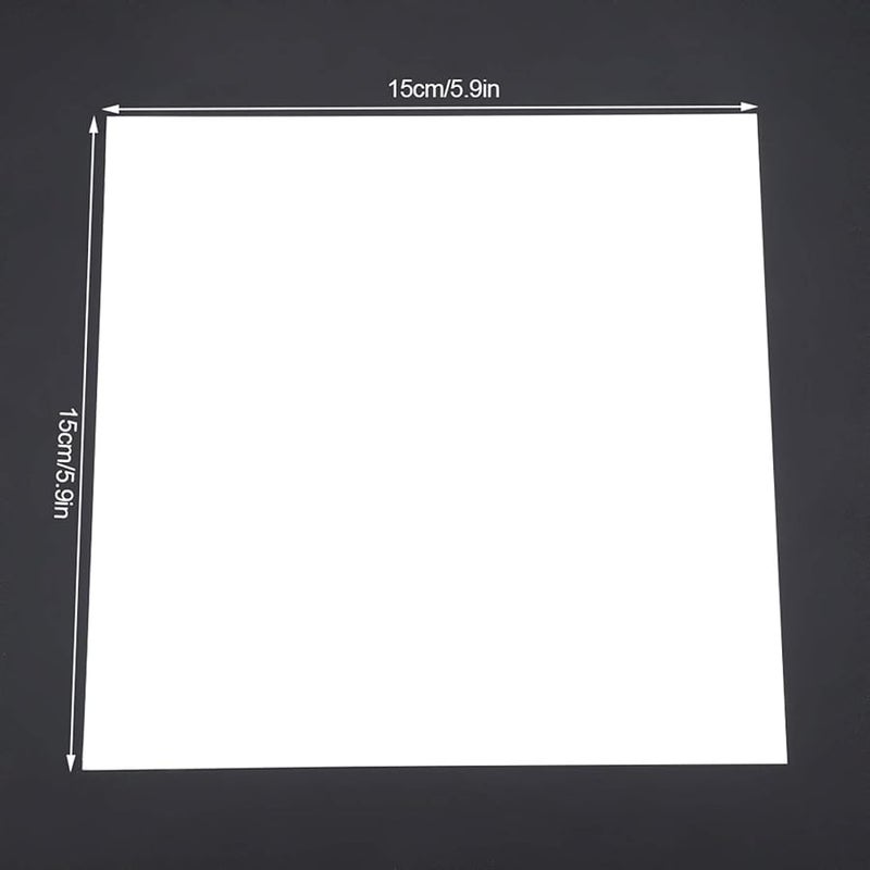 Self Adhesive Square Mirror Tiles 16Pcs PVC Wall Stickers For Home Decor DIY Craft - Image 4