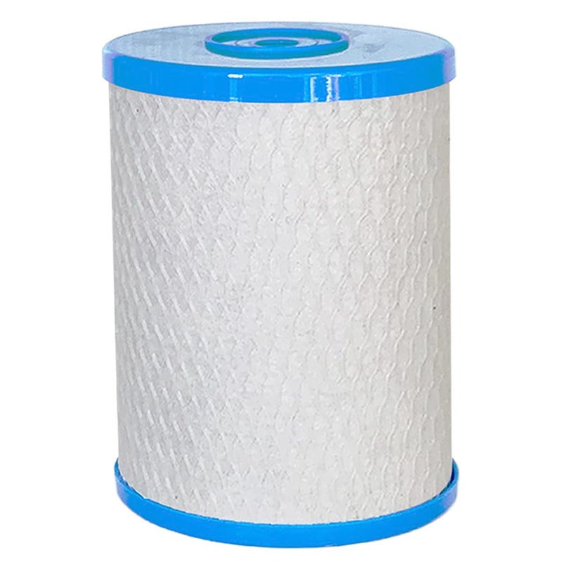 FILSADAE Replacement Water Filter Compatible with CB6 Carbon Block Filters for MP and MPC System, 0.5 Micron with 1/4" Female NPT, 4.5" Diameter, 6.5" Height, 1 PACK - Image 1