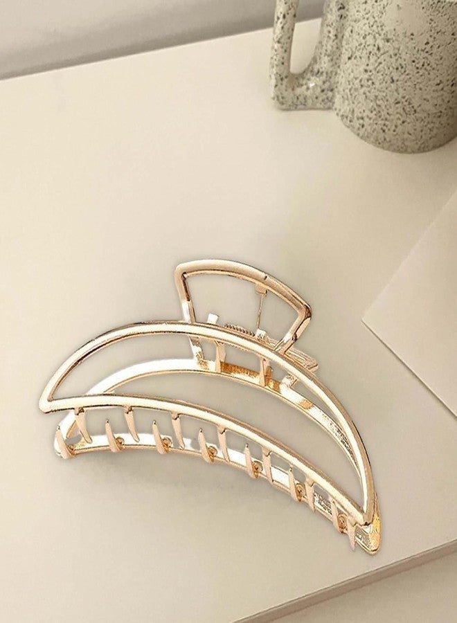 إكسسوارات شعر RHOSYN، مشابك شعر ذهبية معدنية مستطيلة الشكل، 3 قطع، مشابك تثبيت قوية، حاملات ذيل حصان أنيقة للفتيات والسيدات - Image 3