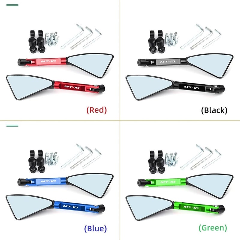 QASULER CNC Aluminum Rearview Mirrors for MT-10 - Image 4