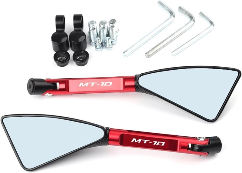 QASULER CNC Aluminum Rearview Mirrors for MT-10 - Image 1