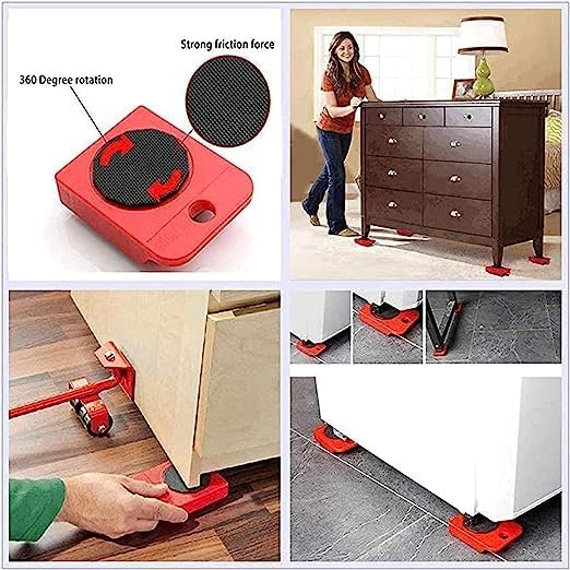 DOEASY Furniture LifterShifter ToolFurniture Shifting Tool Heavy Furniture Appliance Lifter and Mover Tool Set Easy Convenient Moving Tools Heavy Move Furniture Can Easily Lift Heavy 1 Set - Image 4