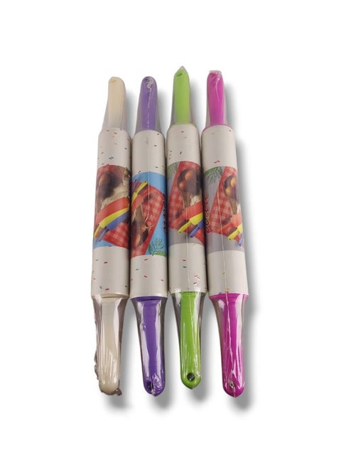 High quality multi-colored dough rolling pin