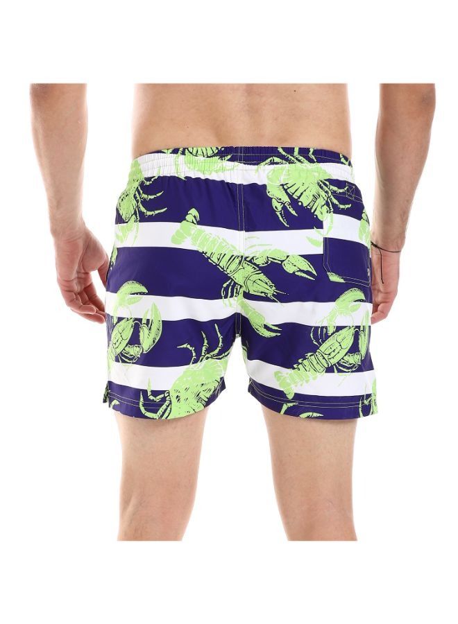 Pavone Stripes & Crabs Elastic Waist -Multicolor  - Image 3