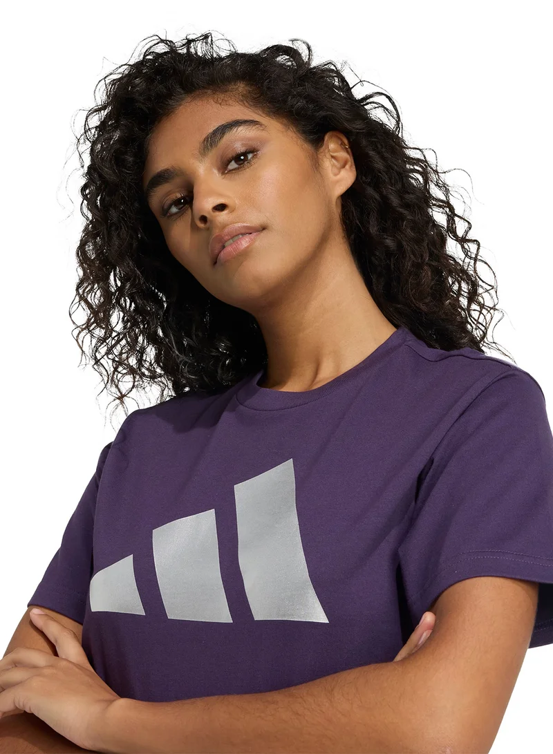 Adidas Holiday Metallic Graphic T-Shirt