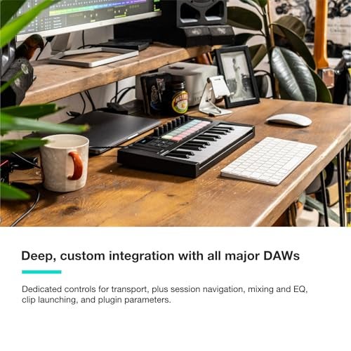 Novation Launchkey Mini 25 MK4 — Portable 25 Mini-Key, USB, MIDI Keyboard Controller with DAW Integration. Chord Mode, Scale Mode, Drum Pads, and Arpeggiator. Includes Music Creation Software Bundle - Image 3