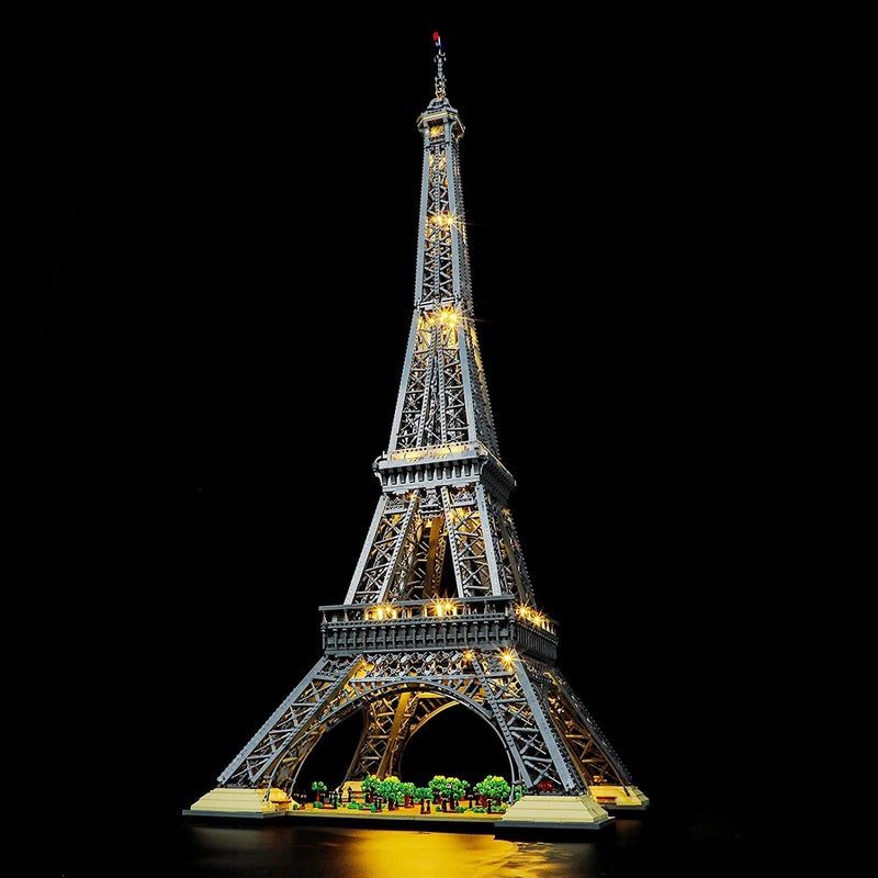 GEAMENT Set of Lights Compatible with Lego Eiffel Tower (Eiffel Tower) - LED Lighting Kit for Icons l 10307 (Block Model Not Included) - Image 1
