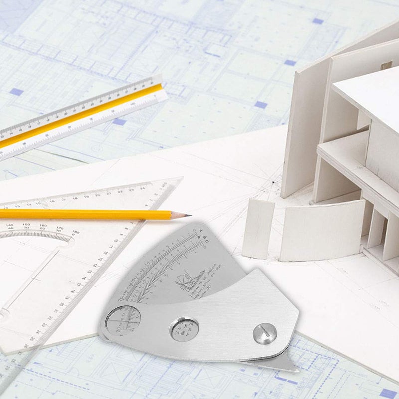 أداة فحص لحام الفولاذ المقاوم للصدأ، مقياس لحام على شكل مروحة، مدى 0-20 مم - Image 4