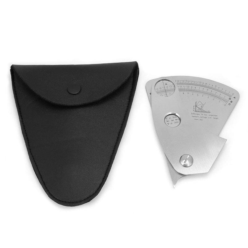 أداة فحص لحام الفولاذ المقاوم للصدأ، مقياس لحام على شكل مروحة، مدى 0-20 مم - Image 2