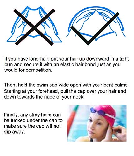BONDYEUN BONDYUEN Swim Cap Fit Kids Boys Girls Men Women with Short or Medium Hair Fun Cute Design Patterns Silicone Swimming Caps (Yellow/bat) - Image 4