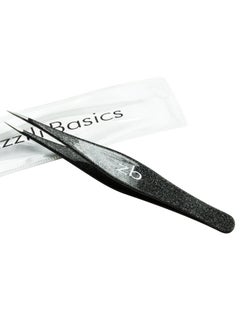 Zizzili Basics Ingrown Hair Tweezers by Zizzili Basics  Surgical Grade Stainless Steel Fine Pointed Tweezers  Precision Aligned Tips for Splinter Eyebrow  Facial Hair Removal  with Bonus Tip Guard  Carry Pouch 
