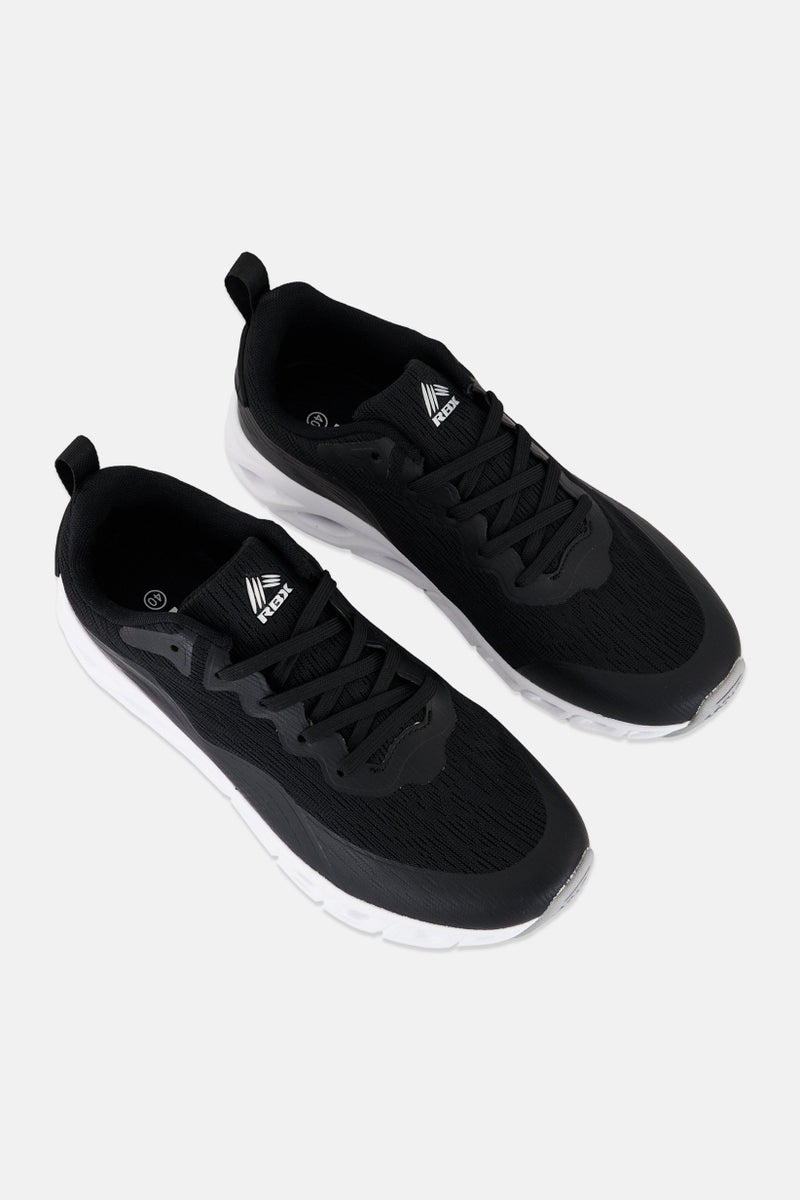 RBX حذاء رياضي للرجال مزود بأربطة، أسود - Image 4