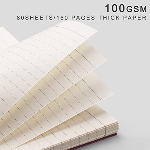 EMSHOI 3 Pack Spiral Notebook 7.48" x 10.15" - B5 Large Composition Notebooks College Ruled, 480 Pages 100gsm Lined Paper, Plastic Hardcover Journals for Writing Women Men Work School Supplies Gifts - Image 3