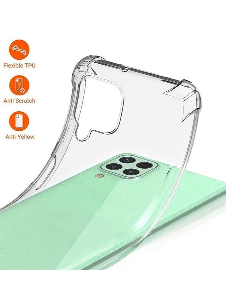 Case for Samsung Galaxy M53 Case Cover Clear Back Air Cushion Soft Silicone Shockproof Anti-Scratch Protective Bumper Shell Corner for Samsung Galaxy M53 5G - Image 3