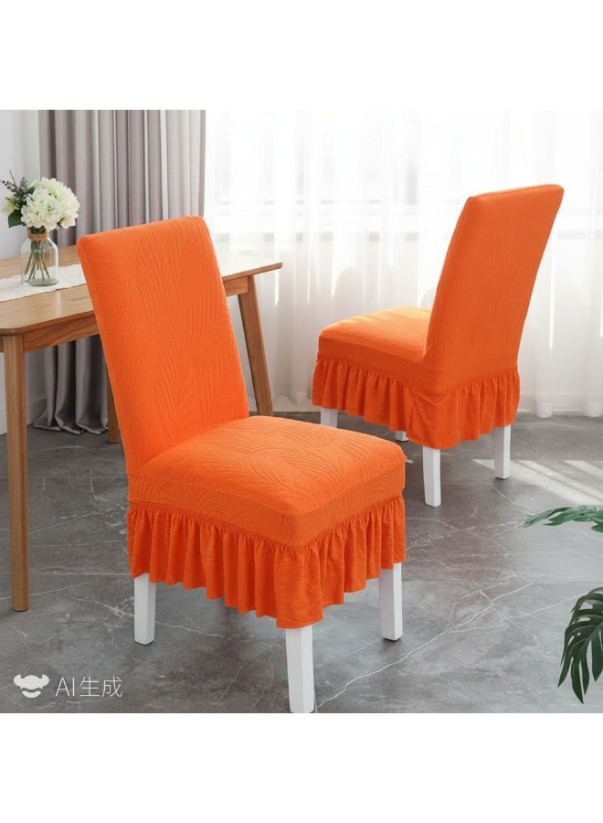Bluejw Jacquard Skirt Elastic Chair Cover Set - Image 3